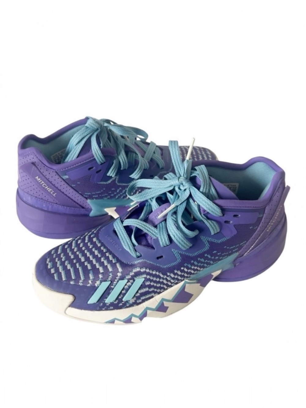 Adidas D.O.N. Mitchel Issue 4 Purple Men's Sneakers Basketball Shoes Size 6